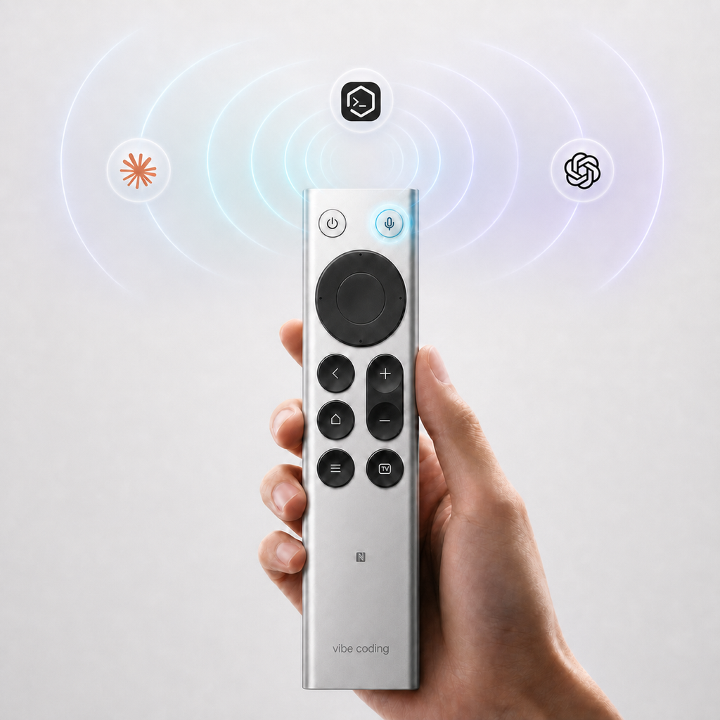 MiVibe Remote 项目图：用小米遥控器与 AI 编程工具交互